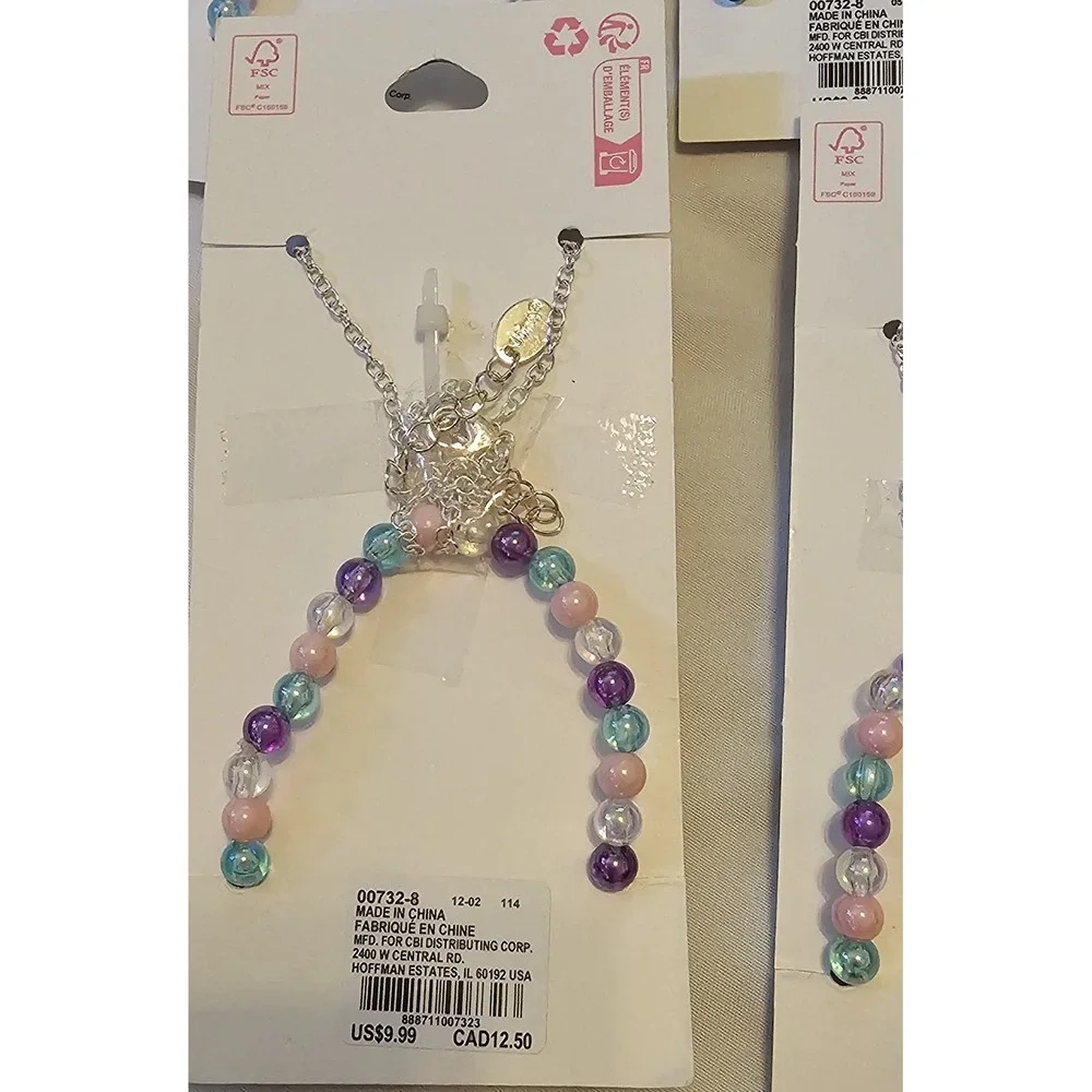 Lot Of 8 Claires Kid Jewlery Unicorn Necklace Ring Bracelet Set Birthday Party